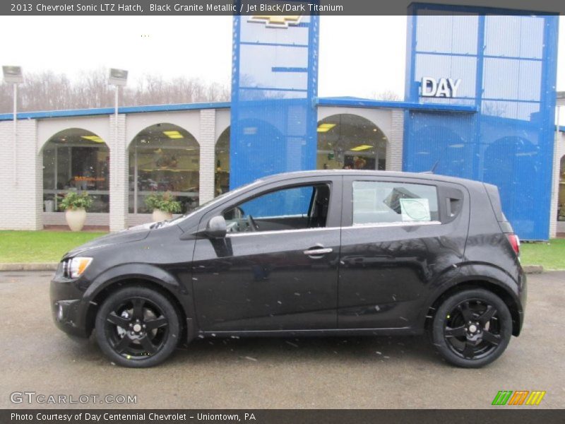 Black Granite Metallic / Jet Black/Dark Titanium 2013 Chevrolet Sonic LTZ Hatch