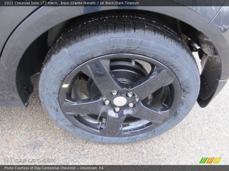Black Granite Metallic / Jet Black/Dark Titanium 2013 Chevrolet Sonic LTZ Hatch