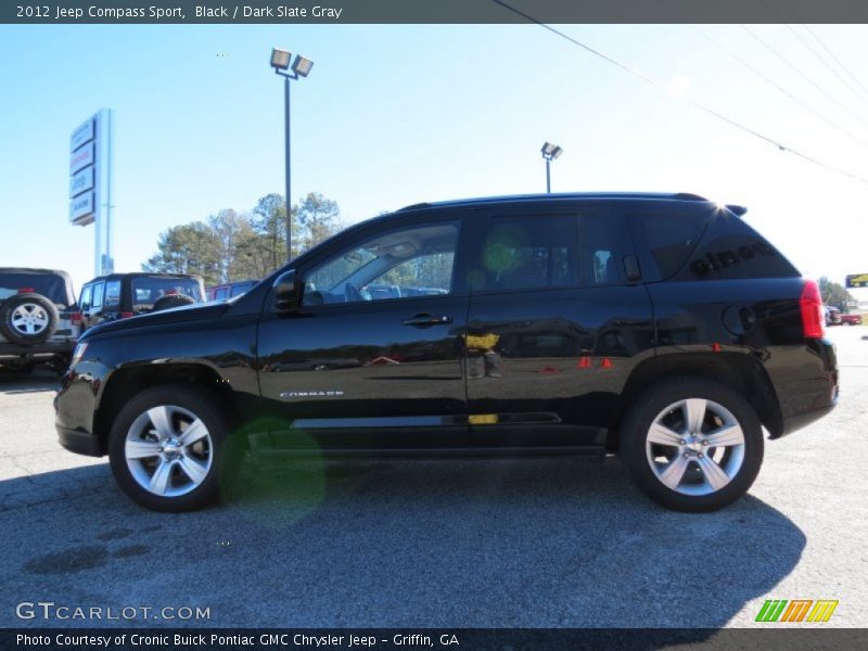Black / Dark Slate Gray 2012 Jeep Compass Sport