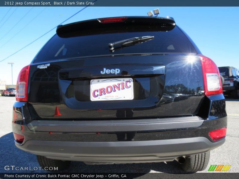 Black / Dark Slate Gray 2012 Jeep Compass Sport