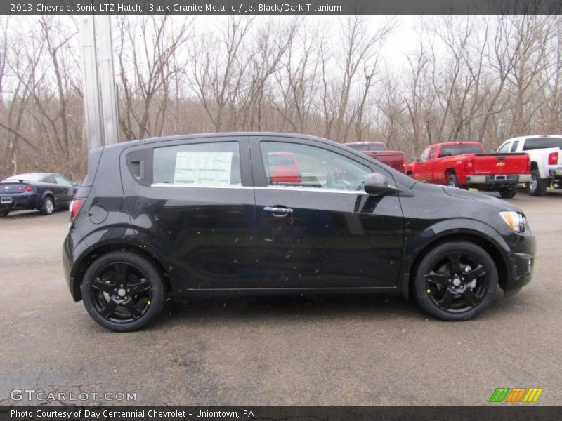 Black Granite Metallic / Jet Black/Dark Titanium 2013 Chevrolet Sonic LTZ Hatch