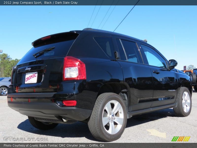 Black / Dark Slate Gray 2012 Jeep Compass Sport