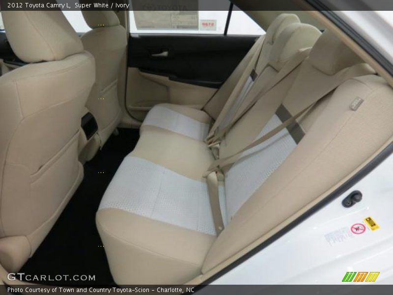 Super White / Ivory 2012 Toyota Camry L
