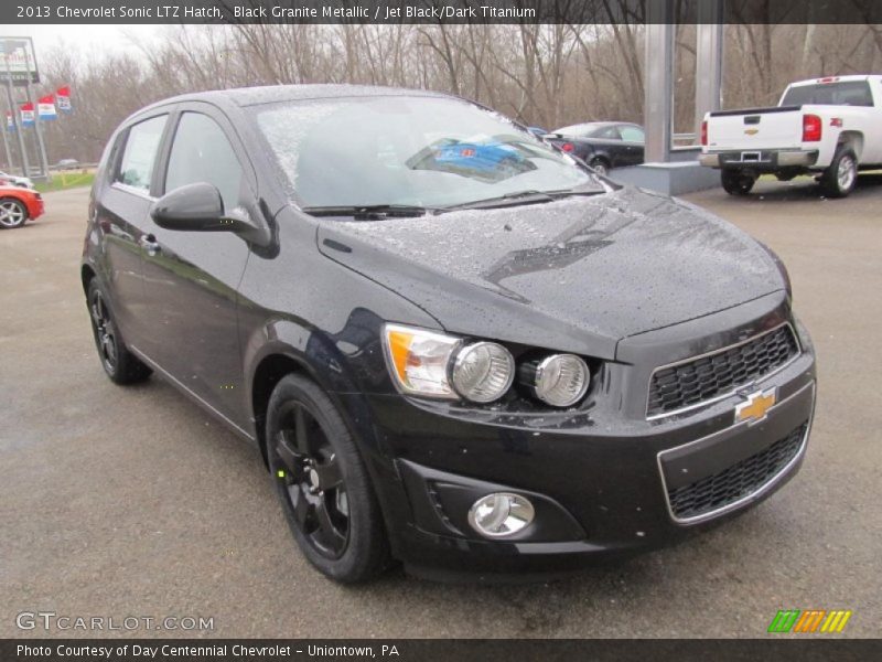 Black Granite Metallic / Jet Black/Dark Titanium 2013 Chevrolet Sonic LTZ Hatch