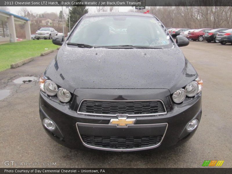 Black Granite Metallic / Jet Black/Dark Titanium 2013 Chevrolet Sonic LTZ Hatch