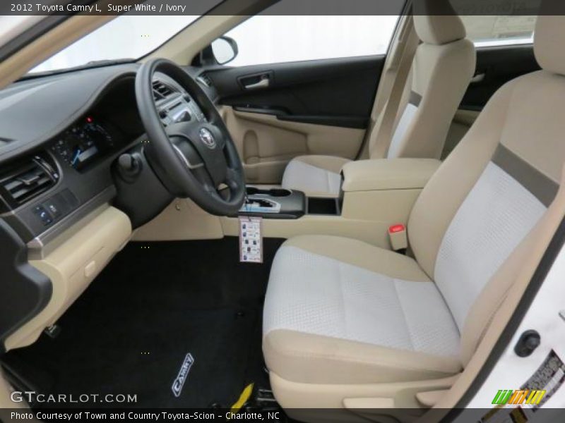 Super White / Ivory 2012 Toyota Camry L
