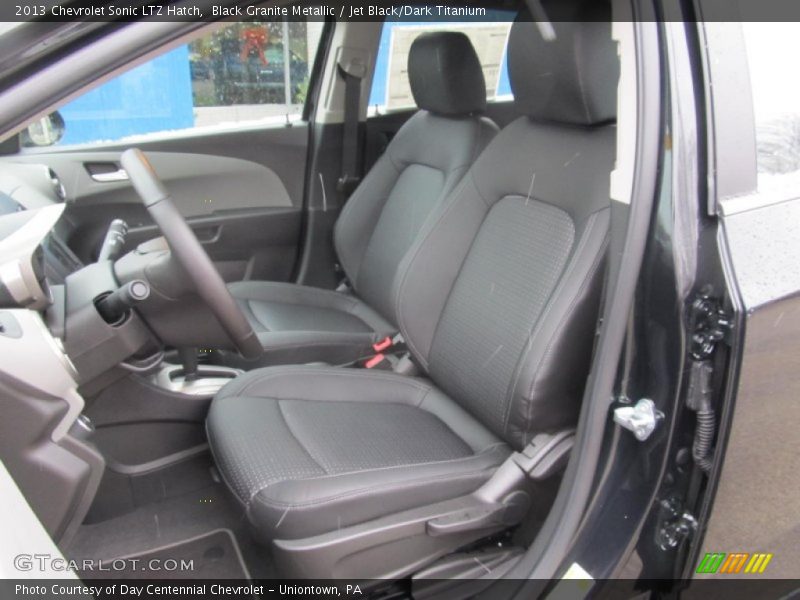 Black Granite Metallic / Jet Black/Dark Titanium 2013 Chevrolet Sonic LTZ Hatch