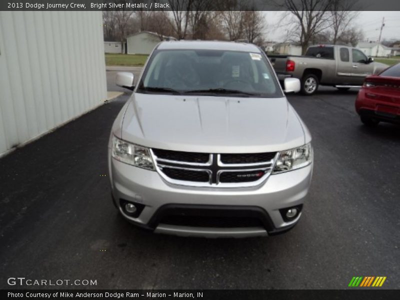 Bright Silver Metallic / Black 2013 Dodge Journey Crew