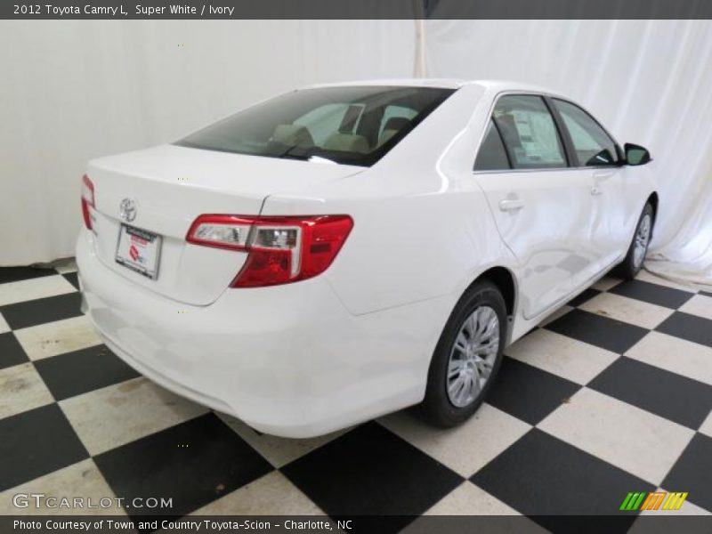 Super White / Ivory 2012 Toyota Camry L