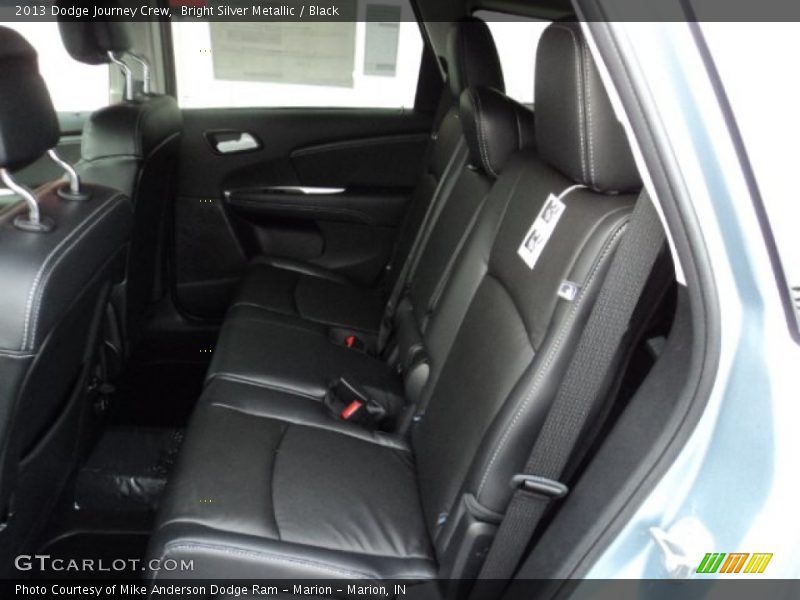 Bright Silver Metallic / Black 2013 Dodge Journey Crew