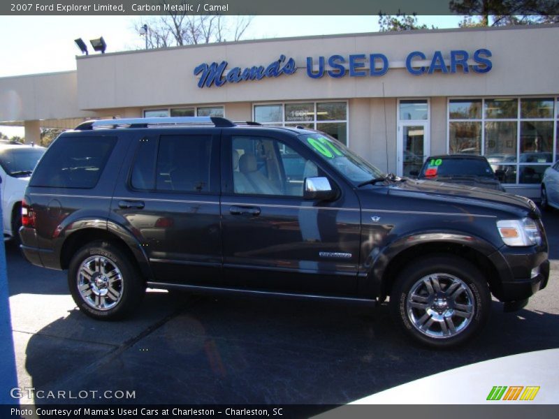 Carbon Metallic / Camel 2007 Ford Explorer Limited