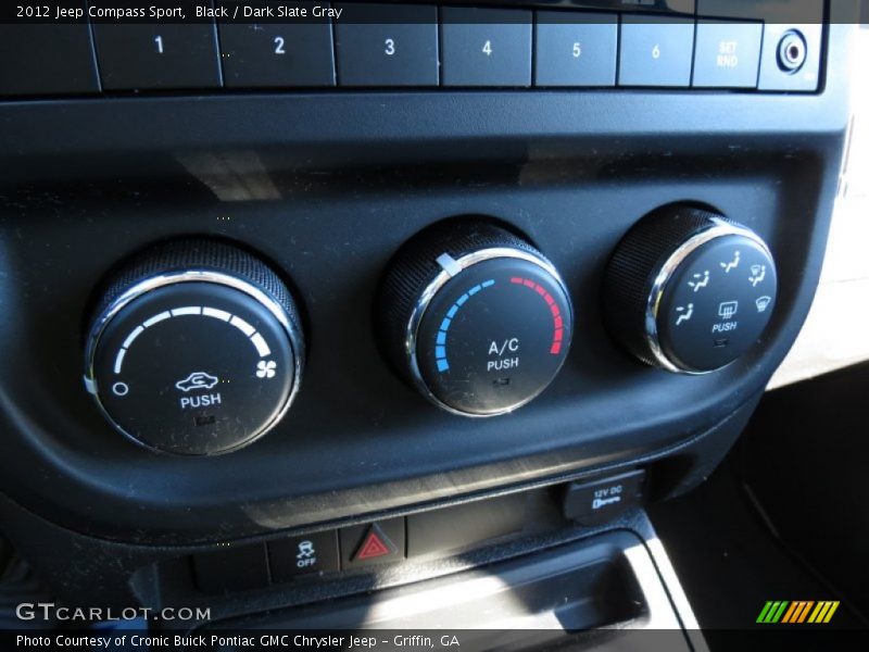 Black / Dark Slate Gray 2012 Jeep Compass Sport