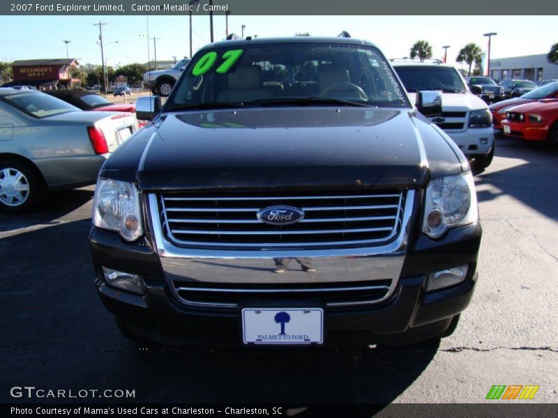 Carbon Metallic / Camel 2007 Ford Explorer Limited