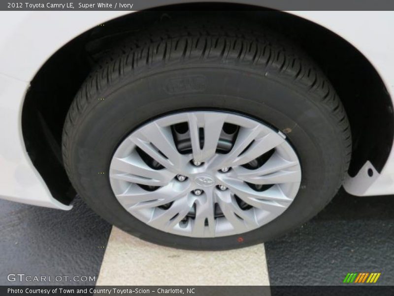 Super White / Ivory 2012 Toyota Camry LE