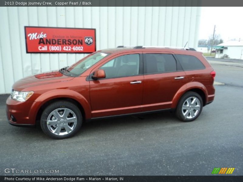 Copper Pearl / Black 2013 Dodge Journey Crew