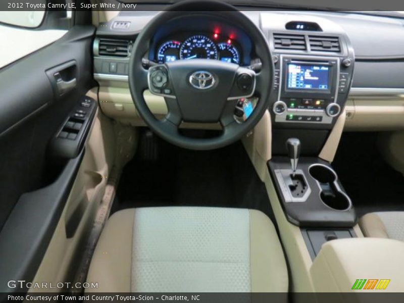 Super White / Ivory 2012 Toyota Camry LE