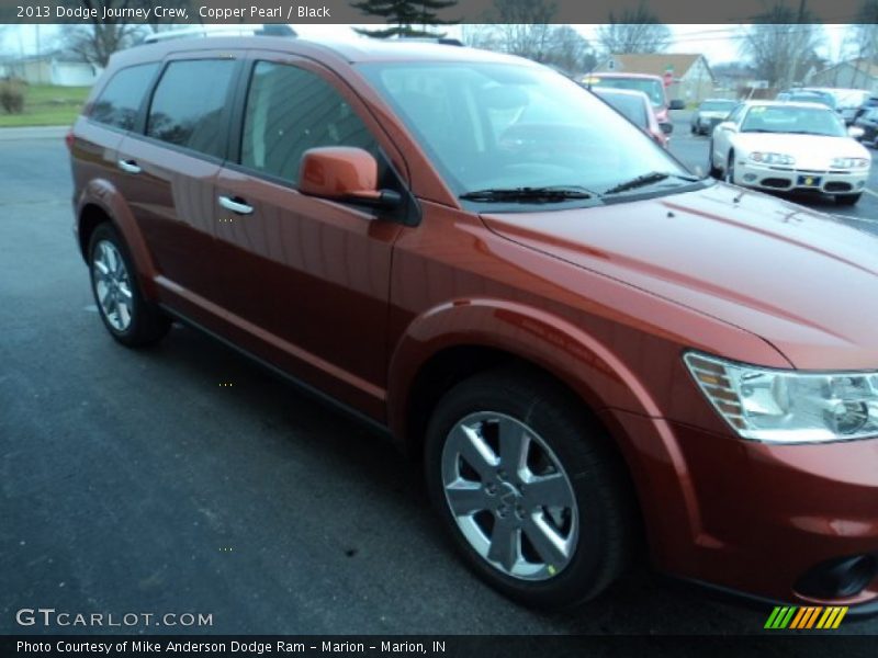 Copper Pearl / Black 2013 Dodge Journey Crew