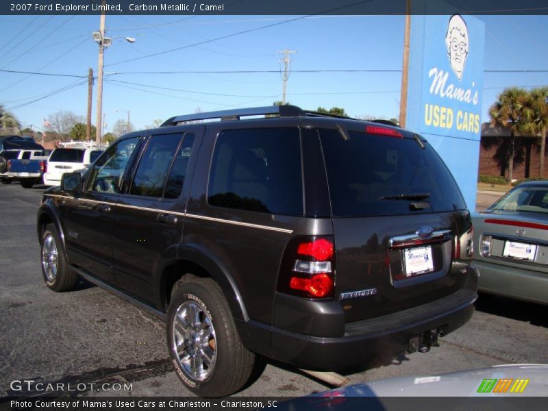 Carbon Metallic / Camel 2007 Ford Explorer Limited