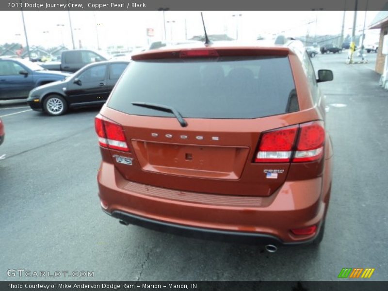 Copper Pearl / Black 2013 Dodge Journey Crew