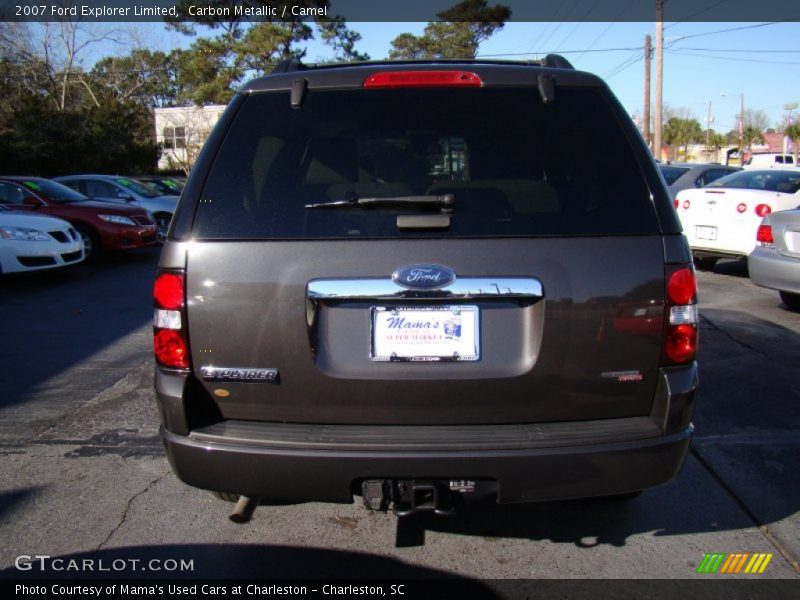 Carbon Metallic / Camel 2007 Ford Explorer Limited