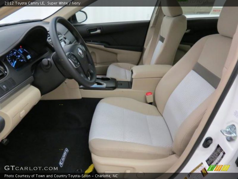Super White / Ivory 2012 Toyota Camry LE