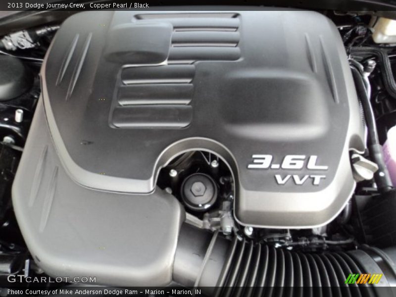 Copper Pearl / Black 2013 Dodge Journey Crew