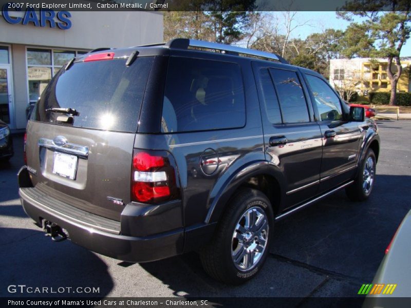 Carbon Metallic / Camel 2007 Ford Explorer Limited