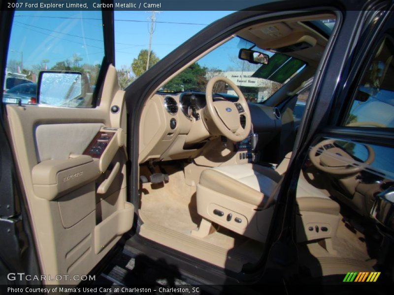 Carbon Metallic / Camel 2007 Ford Explorer Limited