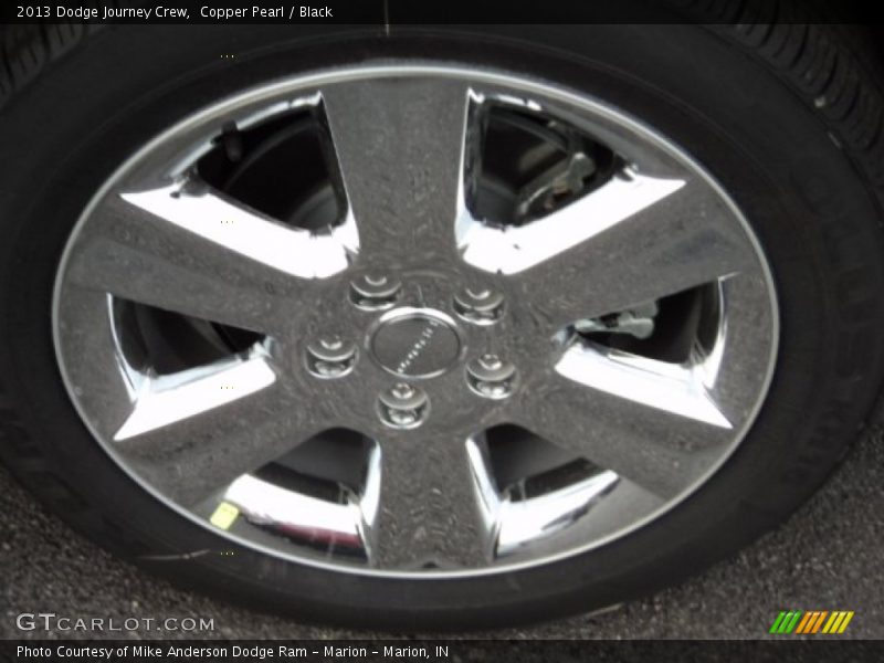 Copper Pearl / Black 2013 Dodge Journey Crew