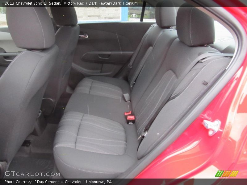 Victory Red / Dark Pewter/Dark Titanium 2013 Chevrolet Sonic LT Sedan