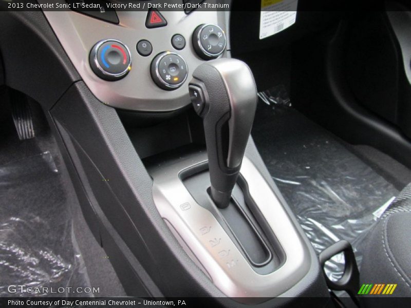 Victory Red / Dark Pewter/Dark Titanium 2013 Chevrolet Sonic LT Sedan