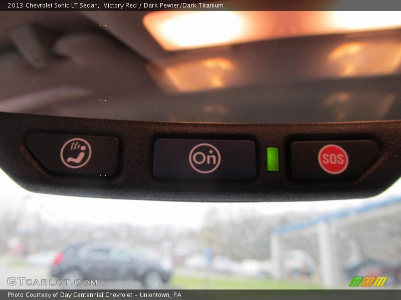 Victory Red / Dark Pewter/Dark Titanium 2013 Chevrolet Sonic LT Sedan