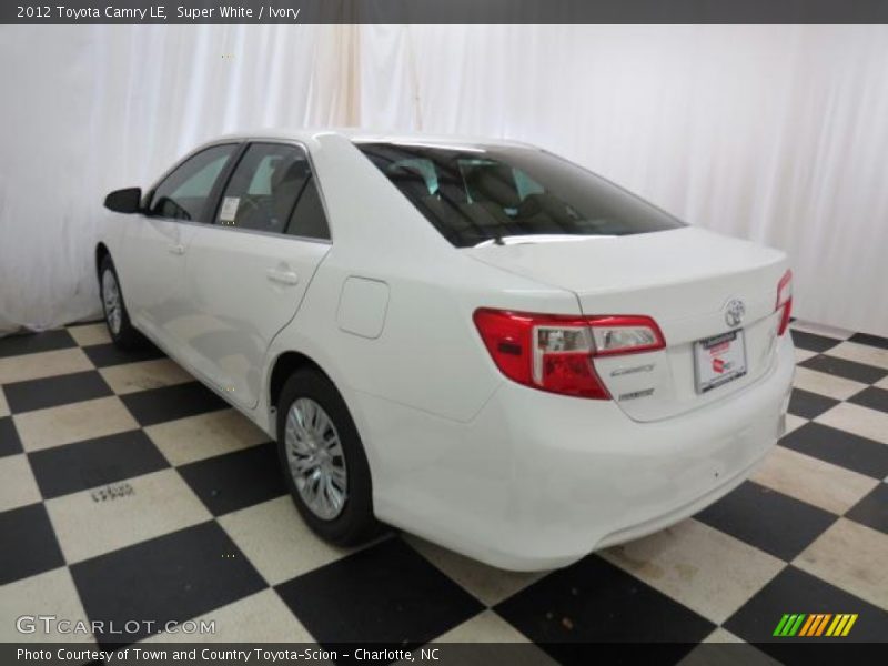 Super White / Ivory 2012 Toyota Camry LE