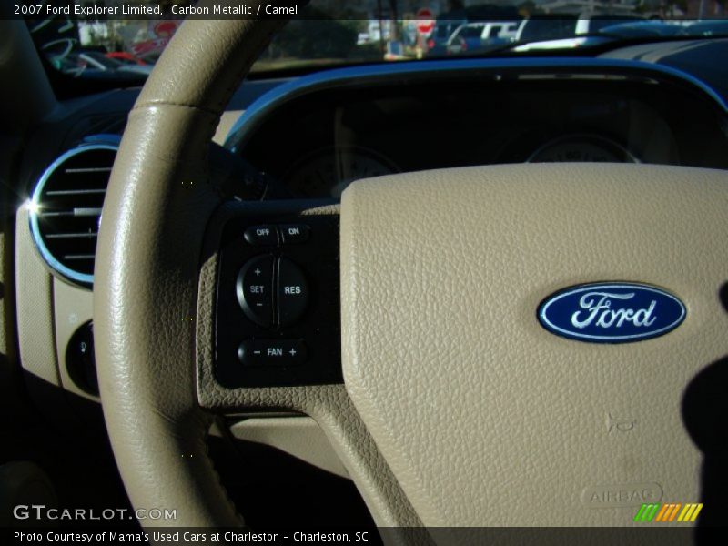 Carbon Metallic / Camel 2007 Ford Explorer Limited