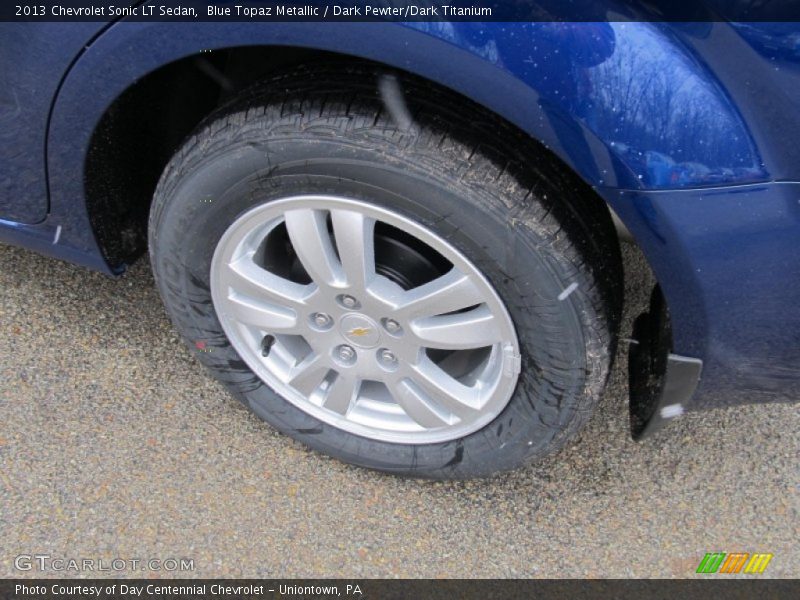 Blue Topaz Metallic / Dark Pewter/Dark Titanium 2013 Chevrolet Sonic LT Sedan