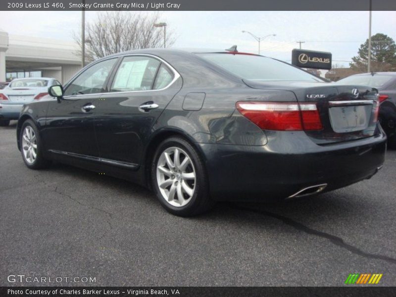Smokey Granite Gray Mica / Light Gray 2009 Lexus LS 460