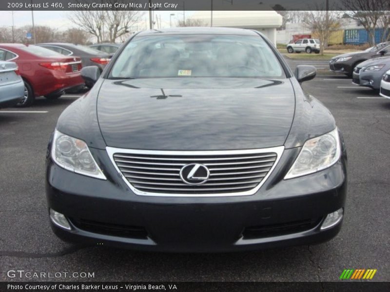 Smokey Granite Gray Mica / Light Gray 2009 Lexus LS 460