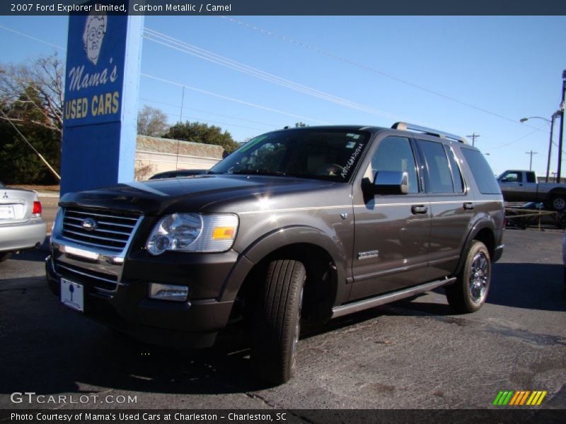 Carbon Metallic / Camel 2007 Ford Explorer Limited