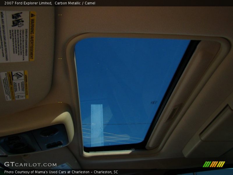 Carbon Metallic / Camel 2007 Ford Explorer Limited