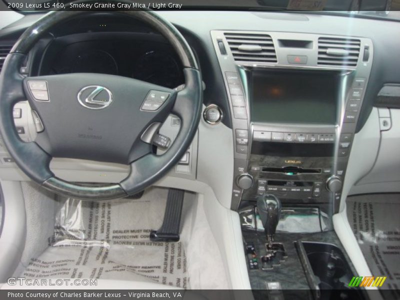 Smokey Granite Gray Mica / Light Gray 2009 Lexus LS 460
