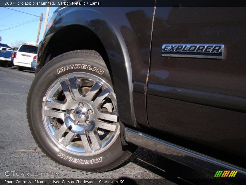 Carbon Metallic / Camel 2007 Ford Explorer Limited