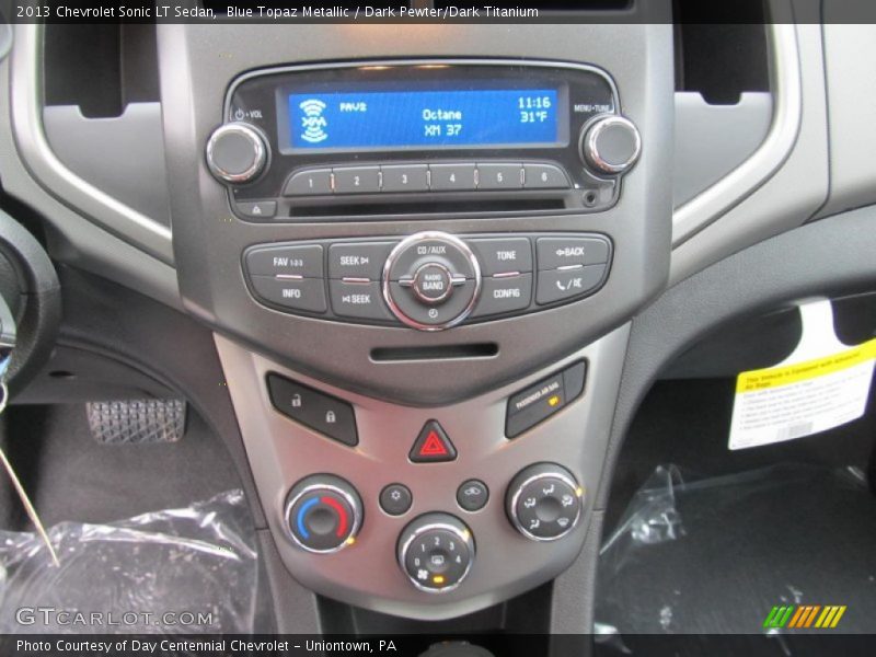 Blue Topaz Metallic / Dark Pewter/Dark Titanium 2013 Chevrolet Sonic LT Sedan