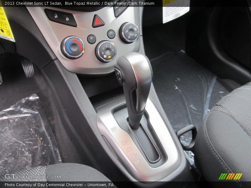 Blue Topaz Metallic / Dark Pewter/Dark Titanium 2013 Chevrolet Sonic LT Sedan