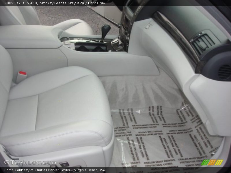 Smokey Granite Gray Mica / Light Gray 2009 Lexus LS 460