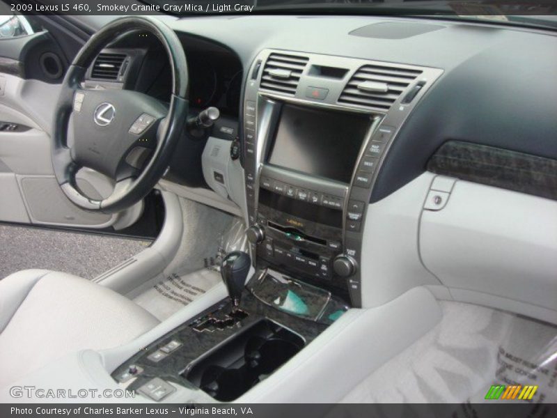 Smokey Granite Gray Mica / Light Gray 2009 Lexus LS 460