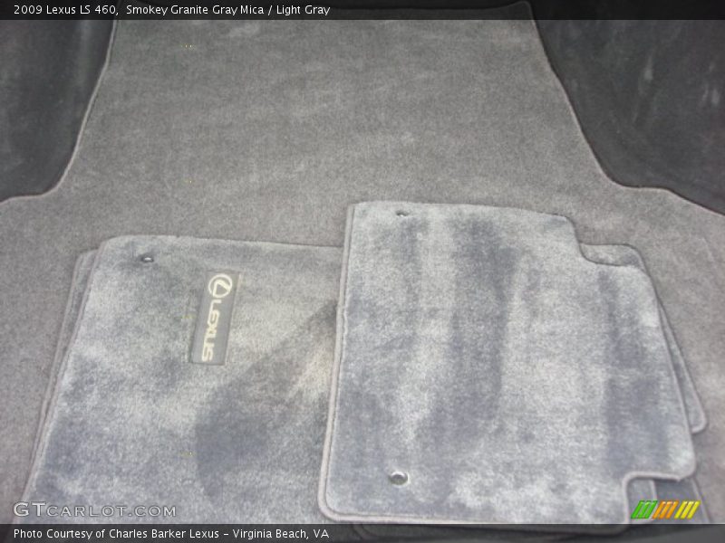 Smokey Granite Gray Mica / Light Gray 2009 Lexus LS 460