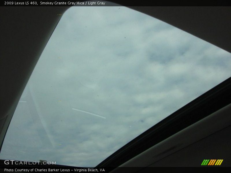 Smokey Granite Gray Mica / Light Gray 2009 Lexus LS 460