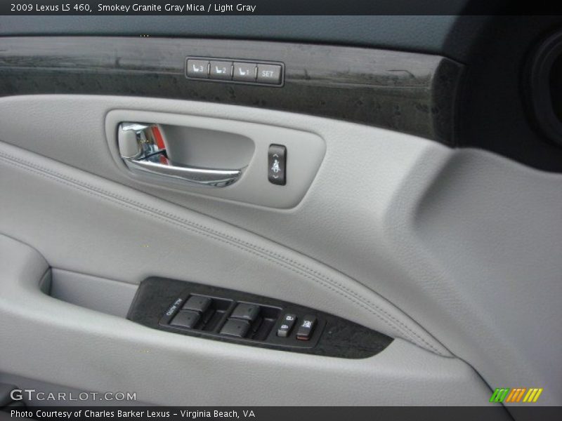 Smokey Granite Gray Mica / Light Gray 2009 Lexus LS 460