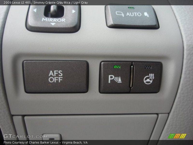 Smokey Granite Gray Mica / Light Gray 2009 Lexus LS 460