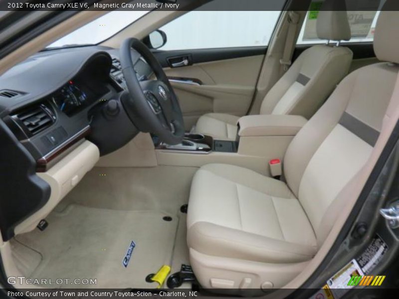 Magnetic Gray Metallic / Ivory 2012 Toyota Camry XLE V6